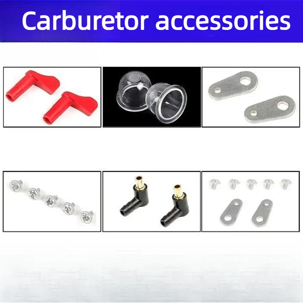 NF Two stroke Engine Carburetor Parts Choke Wrench Carburetor Pump Diaphragm Throttle Pull Tab Remote Control Car Engine Parts