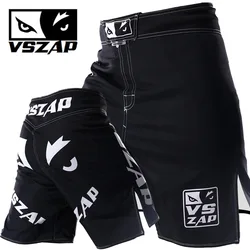 Vszap Eyes Fighting Shorts Treinamento Fitness MMA Sanda Thai Boxe Lazer Boxe Hall Impressão Personalizada