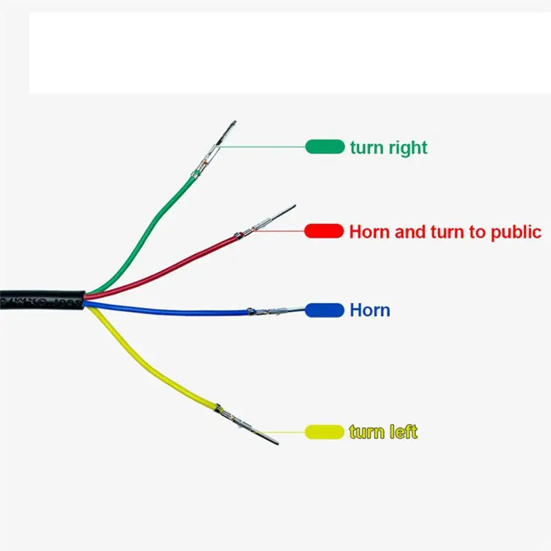 【AD10~】 Ebike 2 in 1 Horn Turn Signal Switch Button Electric Bicycle Motorcycle E-Bike Electric Scooter Parts Accessories