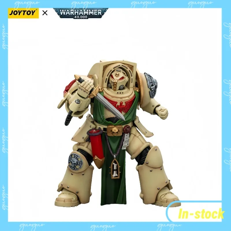 

【In-stock】 JOYTOY Warhammer 40K 1/18 Dark Angel Dead Wing Knight 3 Model Toys with Energy Sword and Storm Shield