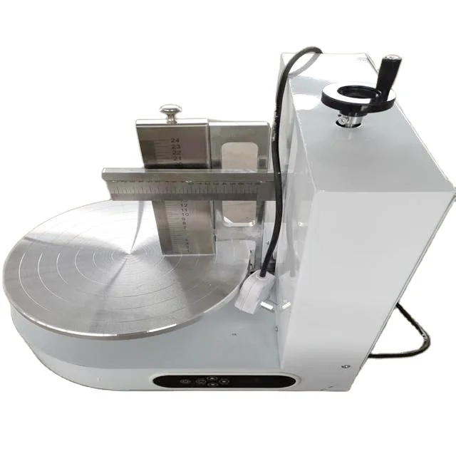 

4-12inch Birthday Cake Cream Icing Frosting Machine Cake Smoothing Machine Cake Coating Machine
