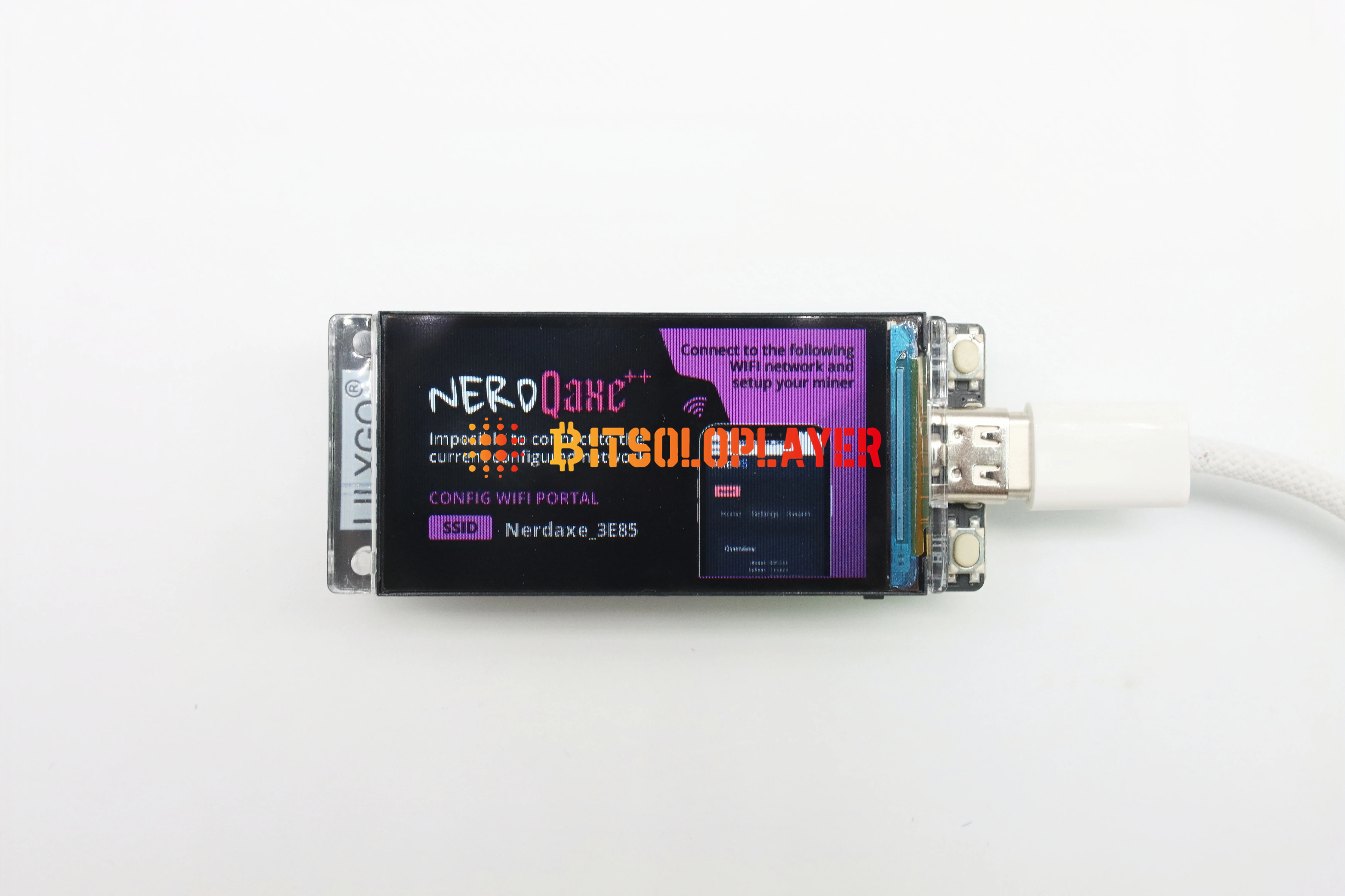 Экран NerdMiner T Display S3 ESP32 для NerdQaxe++ 4,8 т