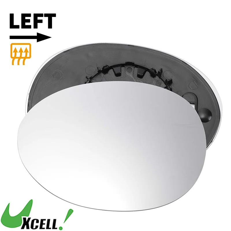 UXCELL Car Left Side White Mirror Glass with Back Heated for BMW MINI COOPER F54/F55/F56/F57/F60 2014-2023 Exterior Parts