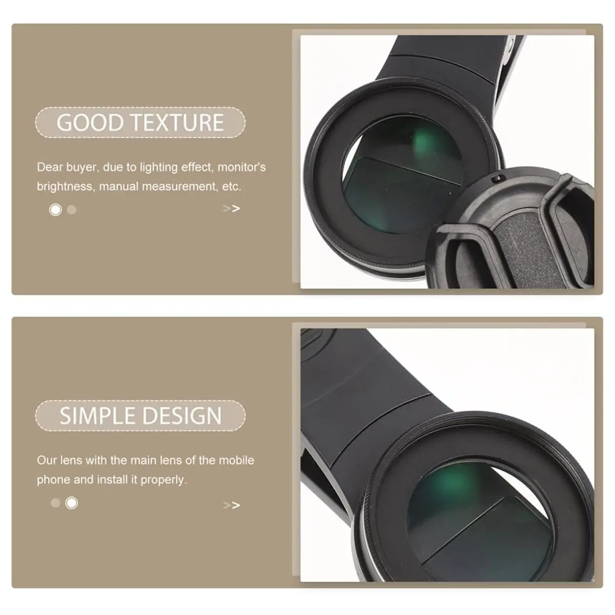 【TODAY-BUY】~@ Phone Camera Magnifier 37mm 15X Macro Lens for Phone Camera Clip-on Magnifying for Close-Up Photography