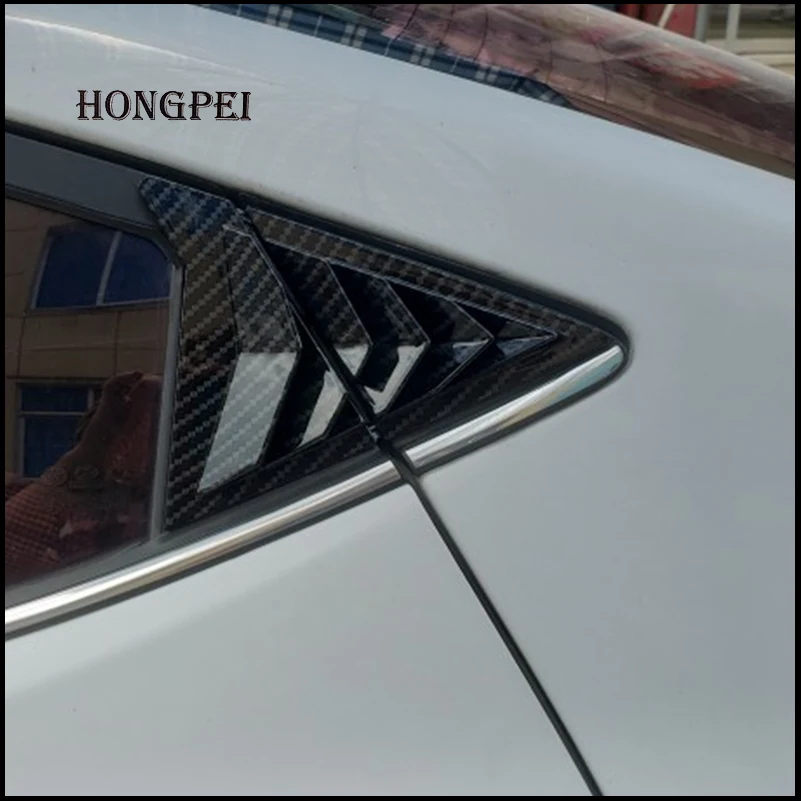 

Car Styling Rear Window Side Vent Shutter Louver Trim Cover For Hyundai Elantra Avante Sedan 2011-2015 Auto Accessories