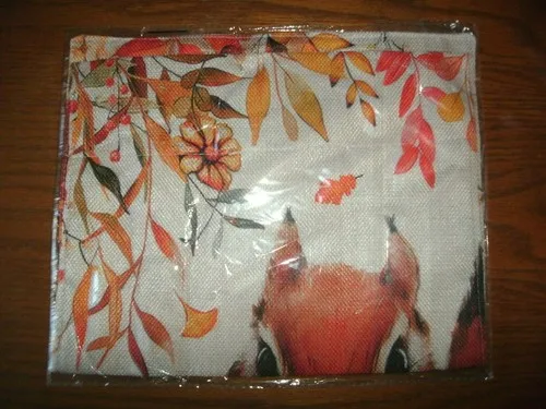 NEW Hello Fall Squirrel w/ Acorn & Peanut  Decorative Garden Flag 11.5x18.25
