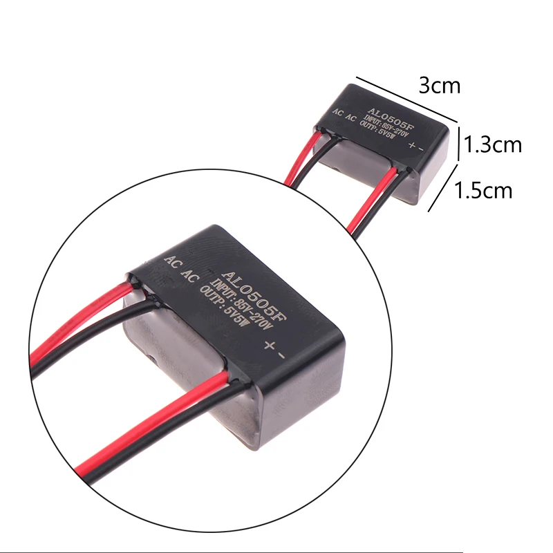 AC 220V To DC 5V/1A 12V/5W AL0505F Waterproof Epoxy Potting Light Power Supply Isolation Switch Module Driver AC To DC Converter