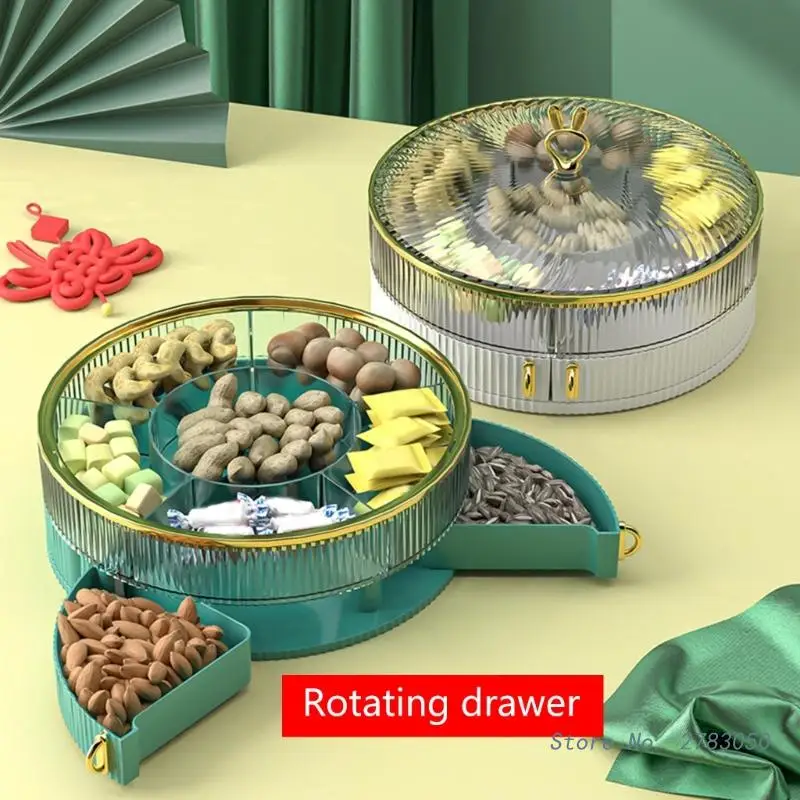 

Сервировочные подносы для еды, стеклянный поднос для закусок с крышкой, декоративный поднос для закусок, сервировочные тарелки, круглые блюда для орехов