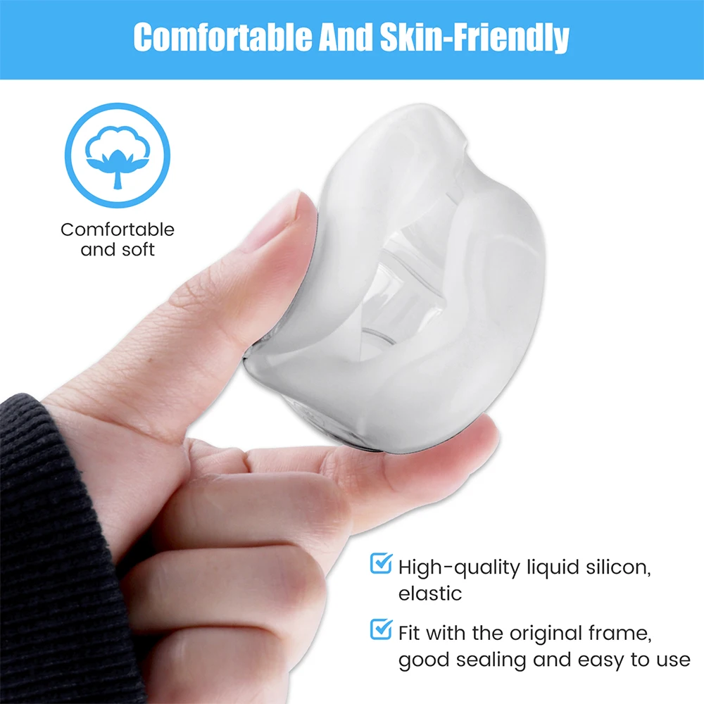 Replacement Nose Mask Compatible with Air Fit/Air Touch N20 CPAP Nasal Mask Use for Homeuse Ventilator Machine Accessories view 5