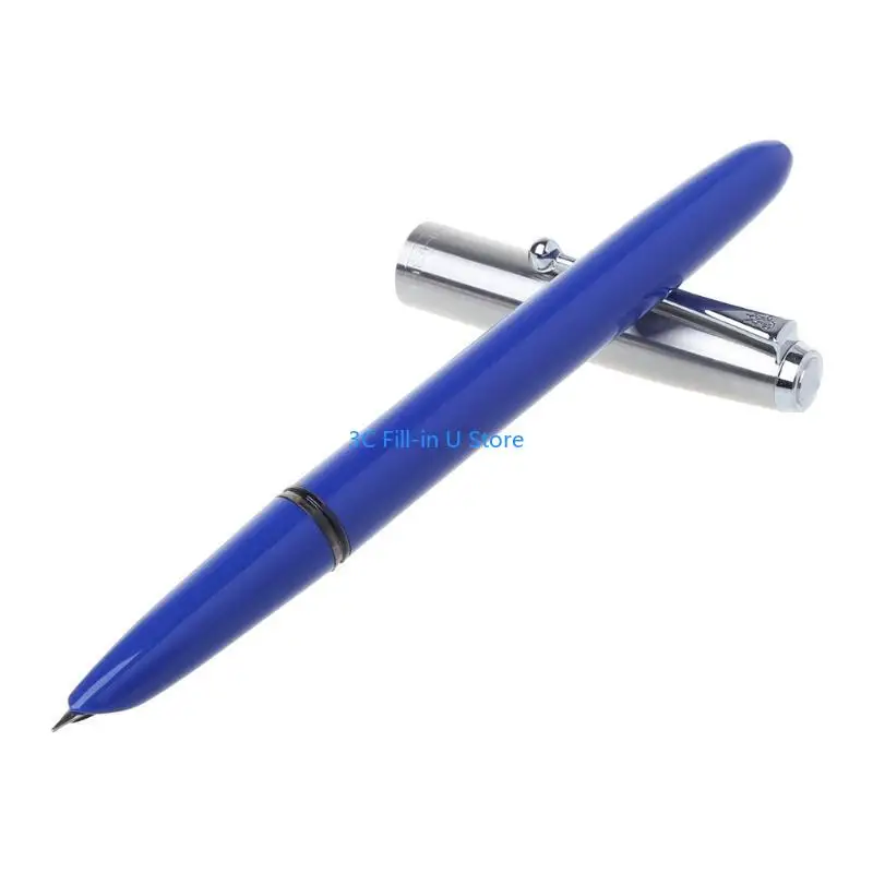 G8TA Vintage Thép không gỉ Fountain Pen 0.38mm NIB Business Office Quà tặng
