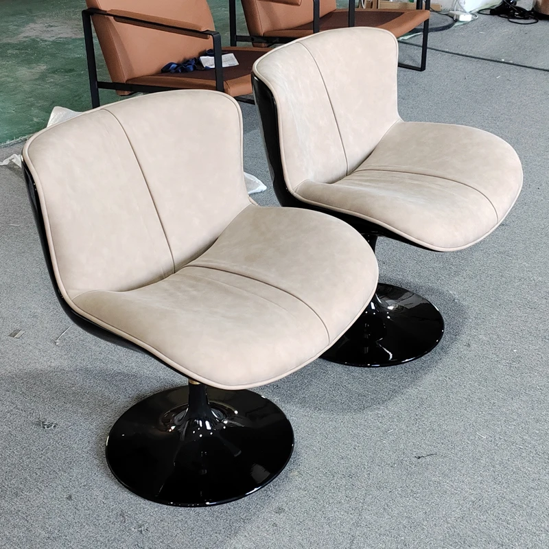 Creative fiberglass skeleton dining chair haute couture fabric soft bag, luxury home restaurant single leisure chair