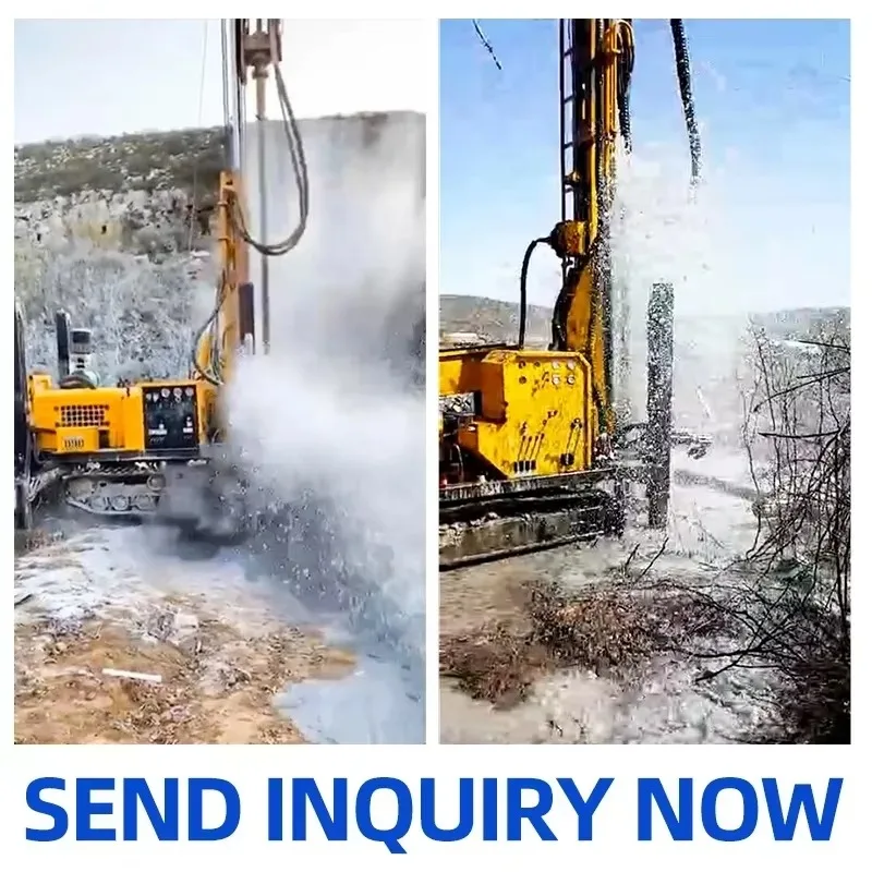 Customized Crawler Homemade Shallow Mine Drilling Machine 200m Depth Water Well Drilling Rigs With Compressor