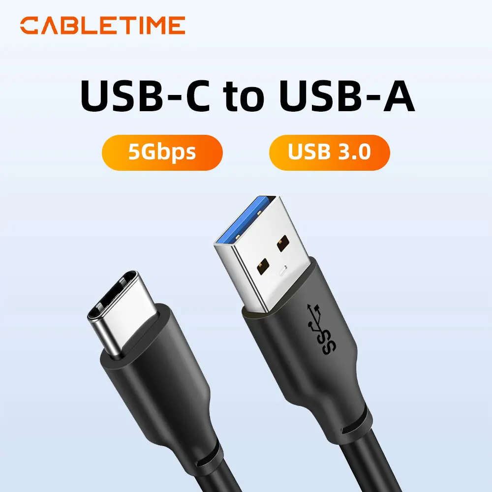 

Кабель CABLETIME USB Type-C 3A, USB 3.0, быстрая зарядка для Samsung S20, кабель для зарядки телефона Type-C, провод USB-C для Xiaomi