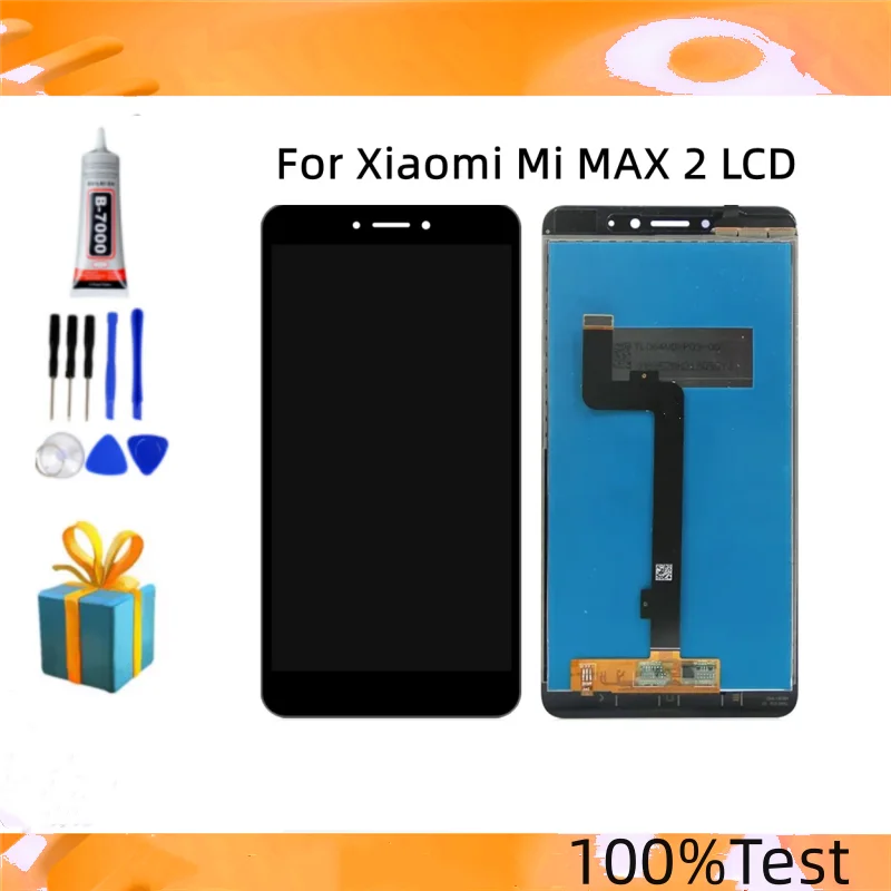 Original Screen For Xiaomi Mi MAX 2 LCD Display Touch Screen Digitizer Assembly With Frame For Mi Max2 LCD Screen