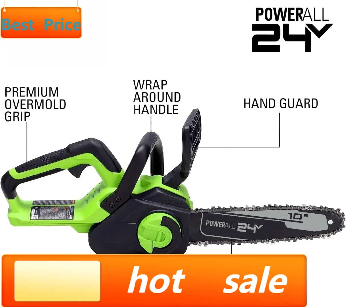 

Хит продаж: 24В цепная пила, 24В пила-высоторез, комбинированный комплект (1) аккумулятор 2Ач, (1) зарядное устройство 2А.