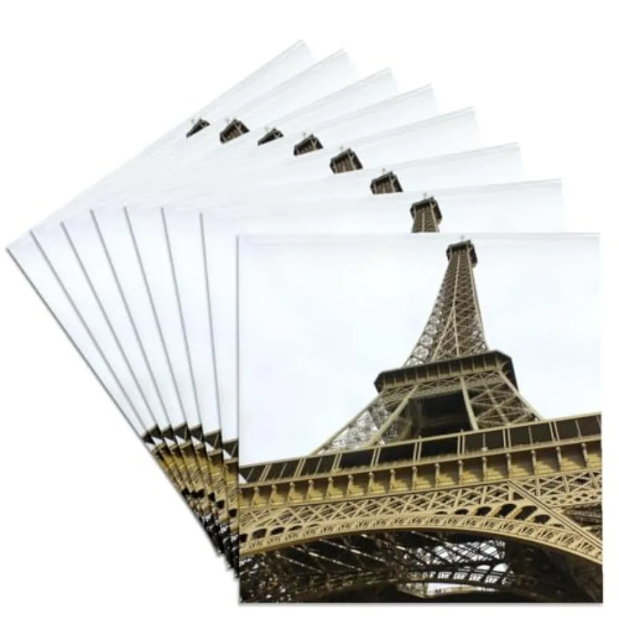 

CST_38307_4 Relaxing Near The Magnificent Eiffel Tower Ceramic Tile Coasters Set of 8