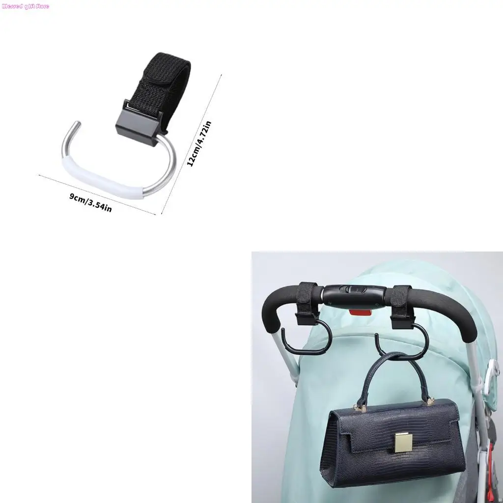 D0JC Universal Baby Strollers Hook Not Slip Safe Parent Helper Strollers Hook Hands Upgrades for Fast Setups 15kg Capacity