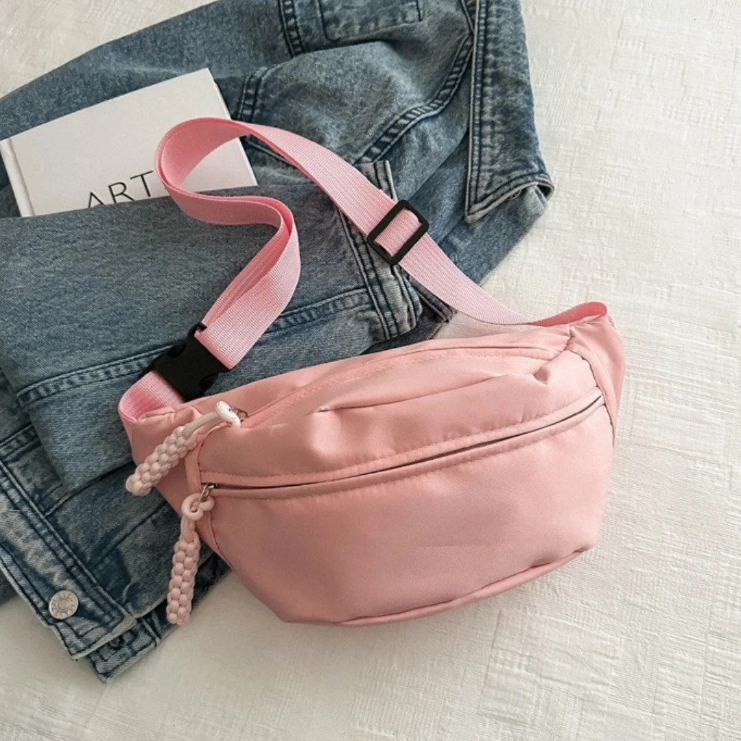 Nylon Messenger Bags Nylon Crossbody Chest Bag Dumpling Bag For Women Nylon Crossbody Bag Half Moon Armpit Bag Shoulder Bags