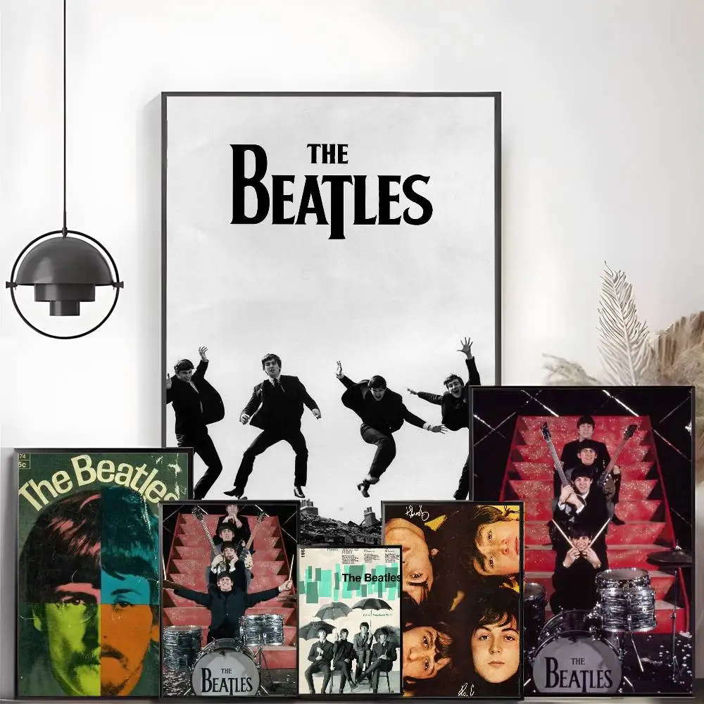 The B-Beatles SINGER Poster High-definition Art Sticker Self Adhesive Waterproof Home Decoration