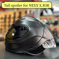 Helmet Tail Spoiler for NEXX X.R3R Motorcycle Helmet Parts Accessories Tail Refitting Spoiler Capacete De Moto Parts