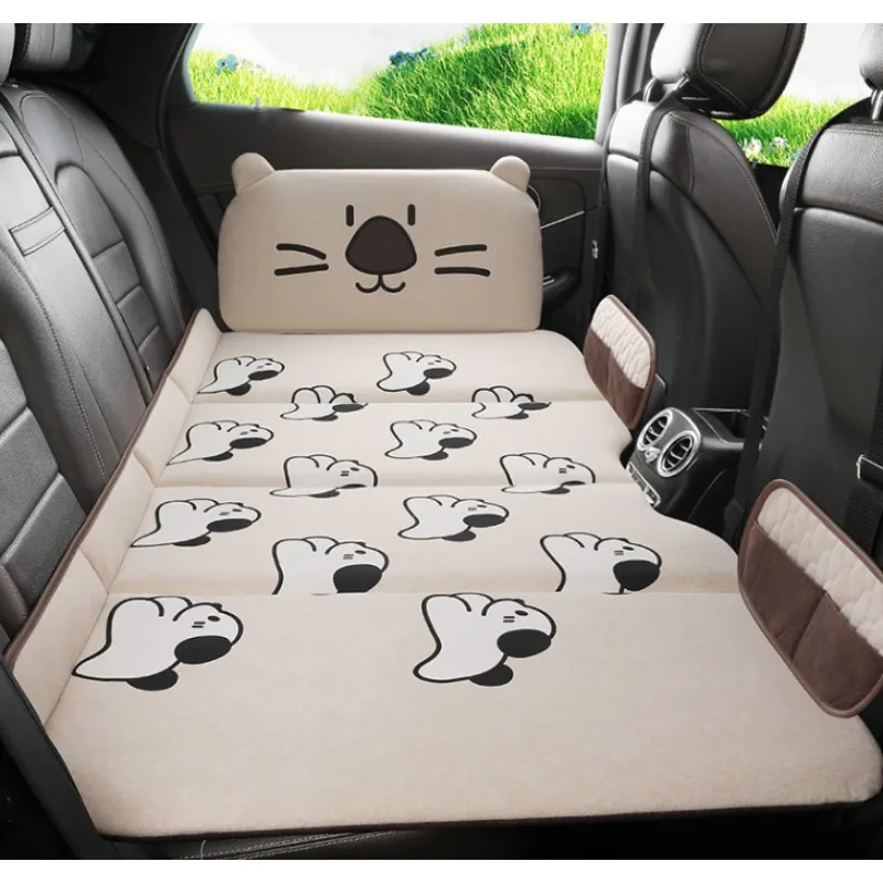 

Складной портативный автомобильный матрас для заднего сиденья, для внедорожников и седанов, спальный коврик для кемпинга и путешествий, простая установка, автомобильная кровать