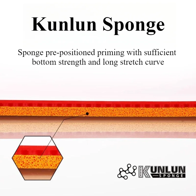 RXTON1 مطاط تدريب تنس الطاولة إسفنجة مرونة عالية دعم مطاط متوسطة اللزوجة لوازم تنس الطاولة #5