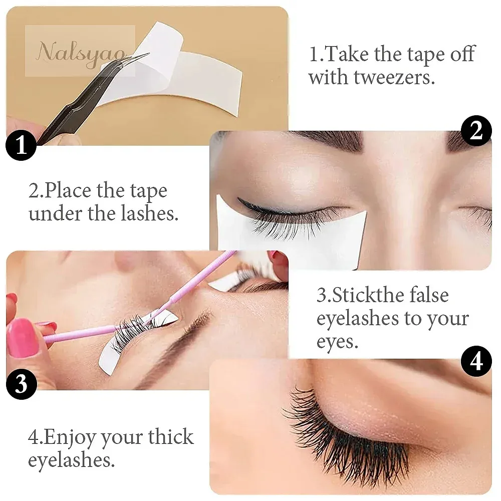 110Pcs/Roll Foam Eyelash Extension Stickers Eye Tapes Under Eyelash Gel Pads Adhesive Tape Eye Patches Eyepad Makeup Accessories