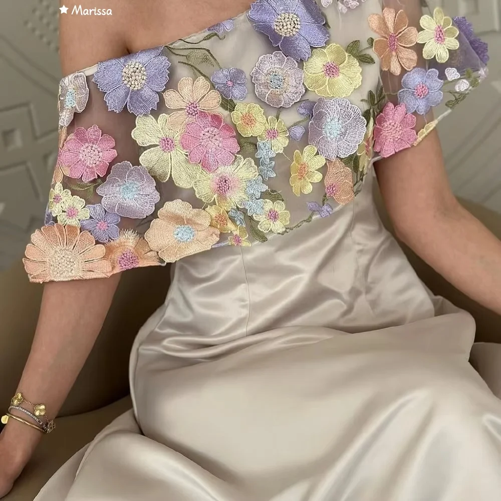Marissa Line A Gala Dress Women Evening Dress Woman Applique Elegant Women's Dresses for Wedding Party Custom Made Off-shoulder