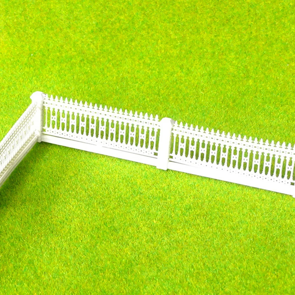 Chzimade Fence Garden Style Miniatures Figurines Architectural Models Accessories Kids Play House  DIY Parts