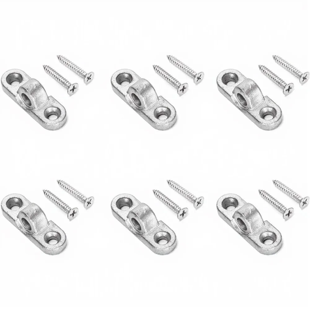 for camper Wall Mounts Stainless Steel Eyelets For Camping Trips Vertical And Horizontal Mounting Long Lasting Outdoor