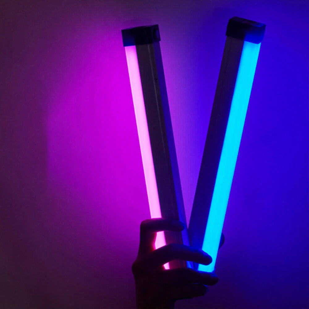 Kolorowa świetlówka magnetyczna fotografia oświetlenie RGB USB lampka nocna kij lampa pokojowa ręczna wisząca Vlog LED listwa świetlna wypełniająca