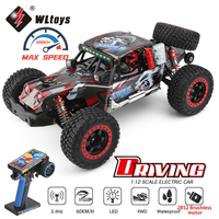 WLtoys 124028 1:12 60KM/H 4WD RC Car With LED Remote Control Cars High Speed Drift Monster 4x4 Truck for Kids vs 124017 Toys