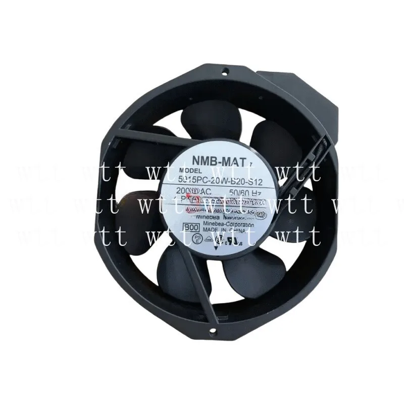 

Для 1 шт. нового NMB-MAT 5915PC-20W-B20-S12 AV200-240V 172*150*38 мм охлаждающий вентилятор