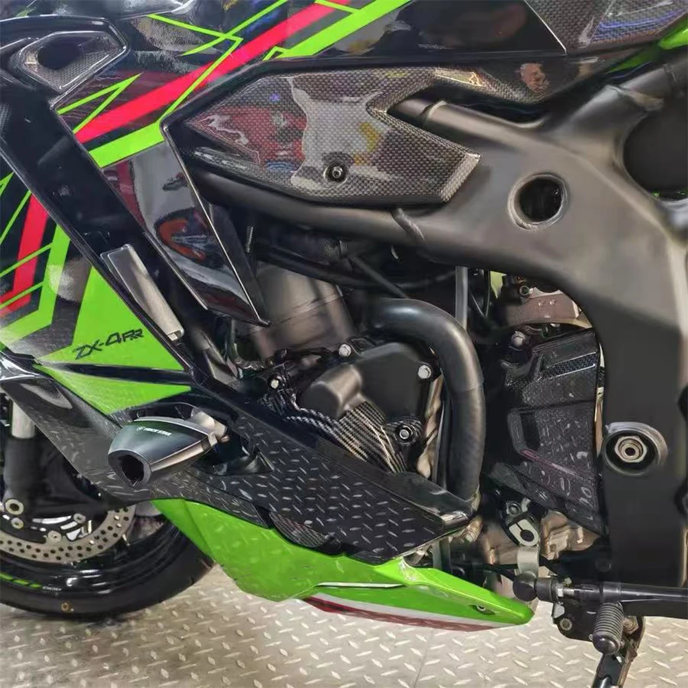 لكاواساكي ZX-25R ZX25R 2020-2024 ZX-4R - ZX-4RR 2023-2025 محرك دراجة نارية هود واقية قذيفة الملحقات #4