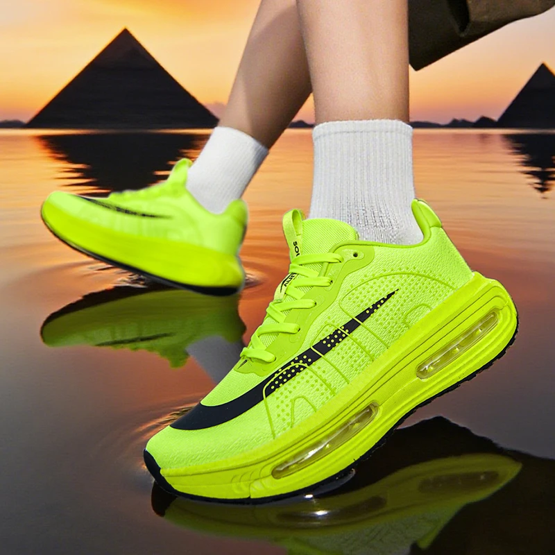 

Couple Men Running Shoes Carbon Board Marathon Sports Breathable Lightweight Women's Comfortable Athletic Nonskid Sneakers