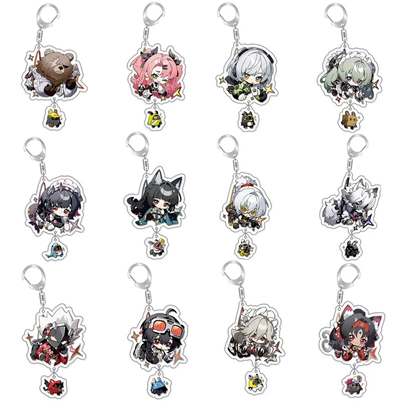 Anime Zenless Zone Zero Billy Von Ellen Joe Koleda Phone Chain Game Acrylic Cellphone Chain For Phone Lanyard Keychain Jewelry