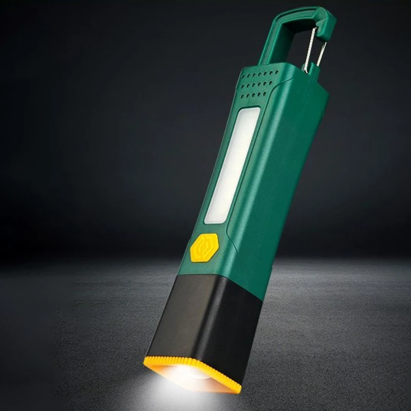  SATA Mini Outdoor Flashlight Portable Strong Lights Variable Focus with Outdoor Camping Fishing Walking Lighting Lamp