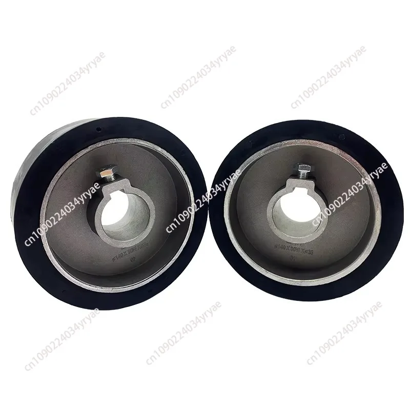 Double-sided planer Woodworking machinery parts Rubber roller Conveying roller Feeding wheel