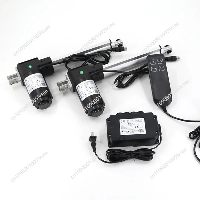 12V-24V electric push rod aluminum alloy electric push rod large thrust linear motor