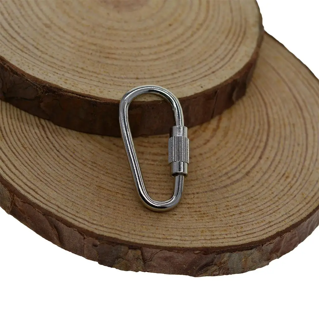 20 pcs Steel Carabiner Hook Small Camping Sport Karabiner Tool