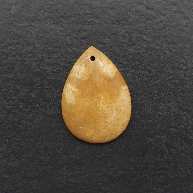 

Натуральный камень, индонезийские коралловые подвесные бусины-капли 40x29x7 мм, 8,6 г для DIY, модные ювелирные изделия, серьги, аксессуары для женщин