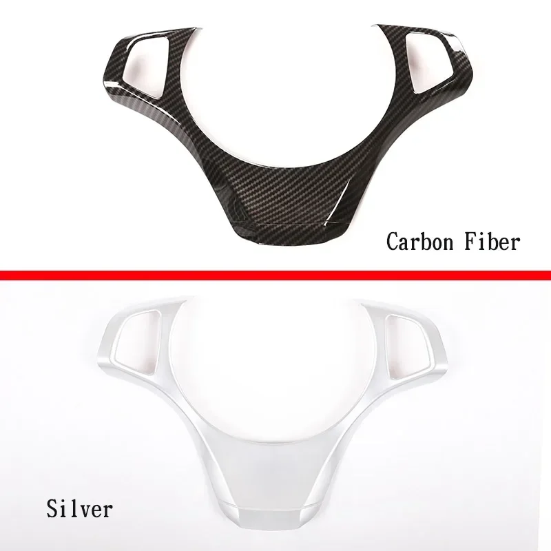 For BMW X3 E83 2006 2007 2008 2009 2010 ABS Carbon Fiber Car Steering Wheel Frame Cover Trim Sticker Car Interior Accessories