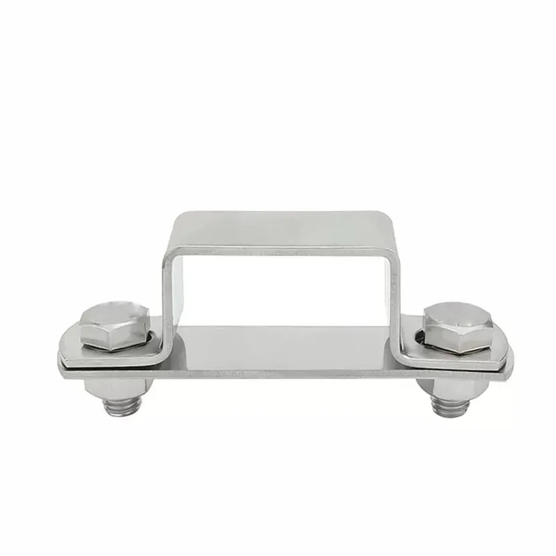 

304 Stainless Steel Square Right Angle Bracket Pipe Clamp For Mounting And Fixing