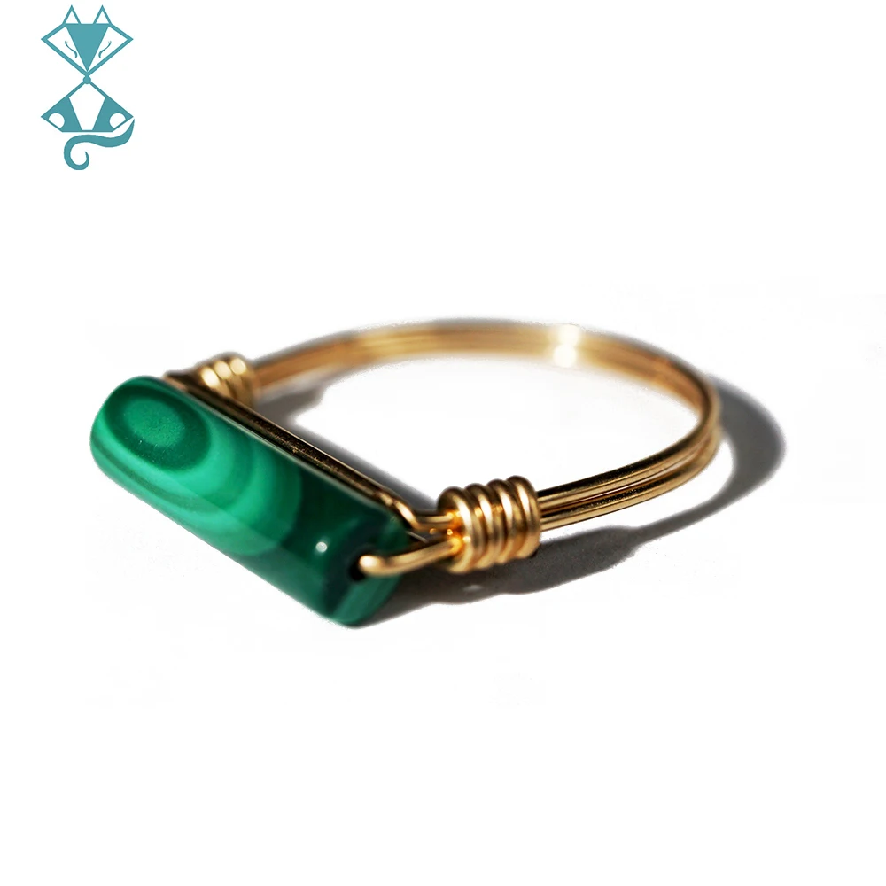 High Quality Malachite Rings for Women Wedding Party Simple Green Romantic Female Jewelry Gift High End Proposal Ring