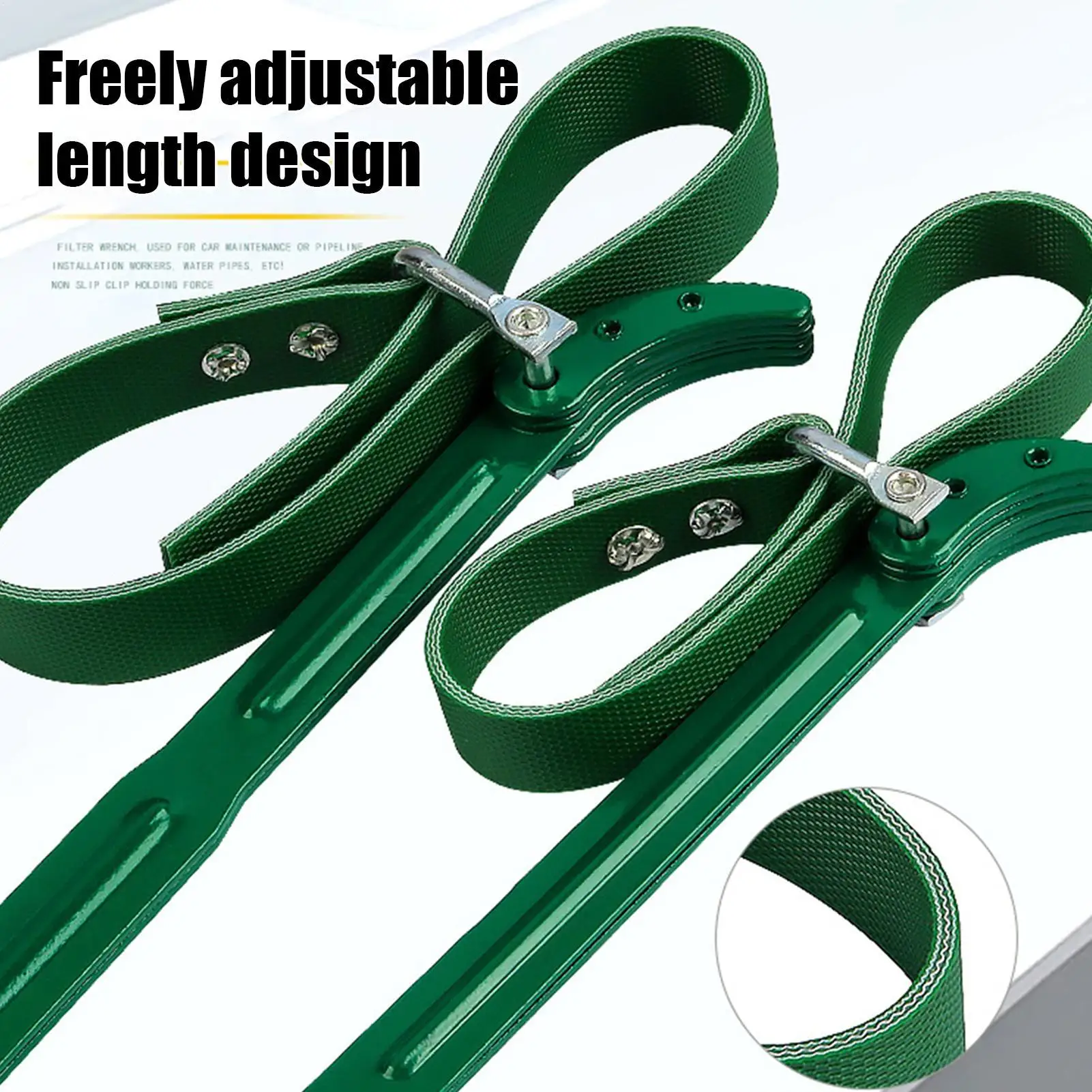 

Oil Filter Wrench Belt-Type Anti-Slip Remover Oil Filter Tool 9/12inches Belt Wrench Oil Filter for Motorcycle Automotive Repair