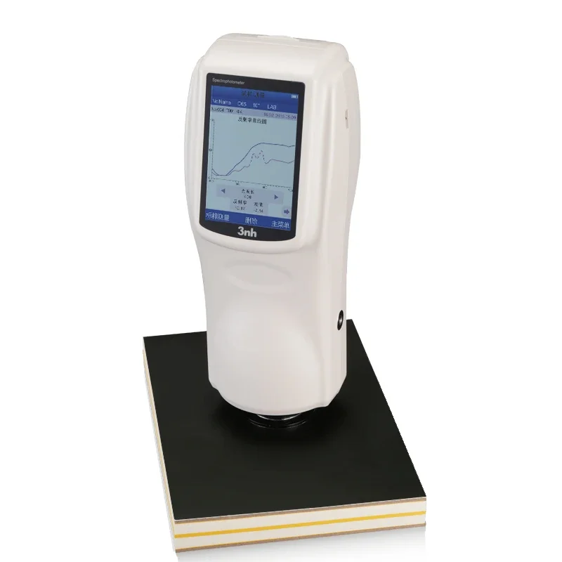 Dubbele interface coating kleur digitale draagbare textiel uv vis colorimeter spectrofotometer prijs