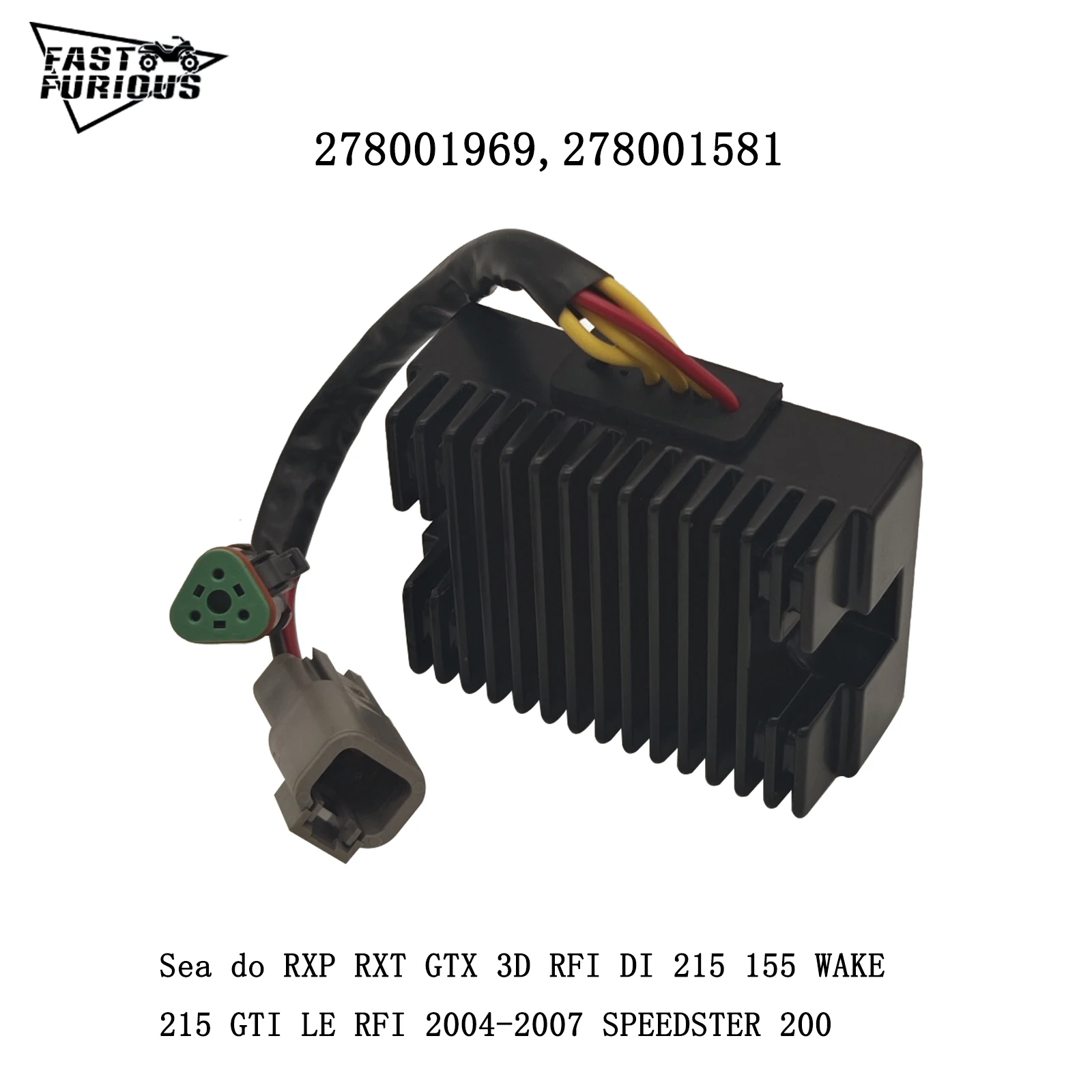 

SEA *DO Voltage Regulator Rectifier 278001969,278001581 For RXP RXT GTX 3D RFI DI 215 155 WAKE 215 GTI LE RFI 2004-2007 SPEEDS
