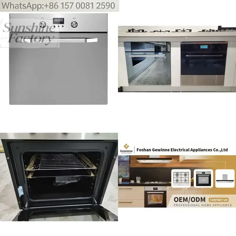 HIigh Quality Design Multifunctional Automatic Rotary Switch Electric Steam Cooking Built-in Ovens