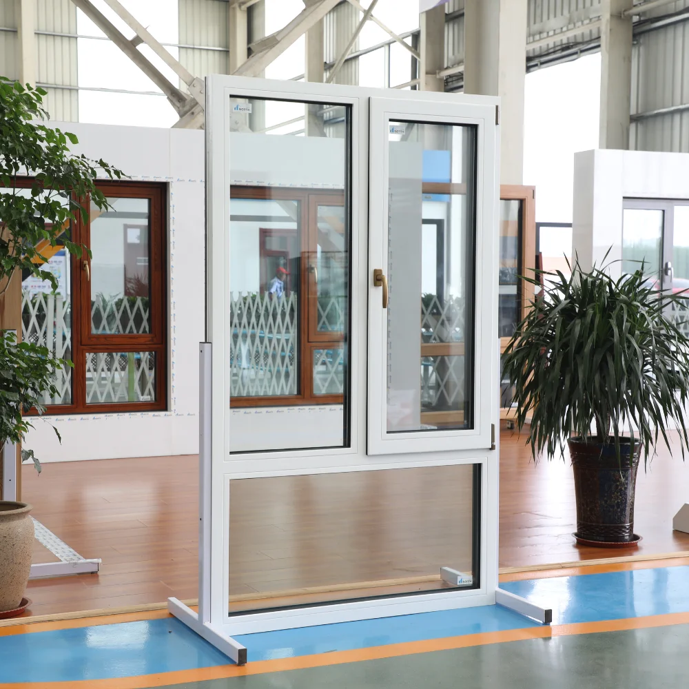 High Quality White Aluminum Clad Wood Windows Casement Windows with Insulating Tempered Glass