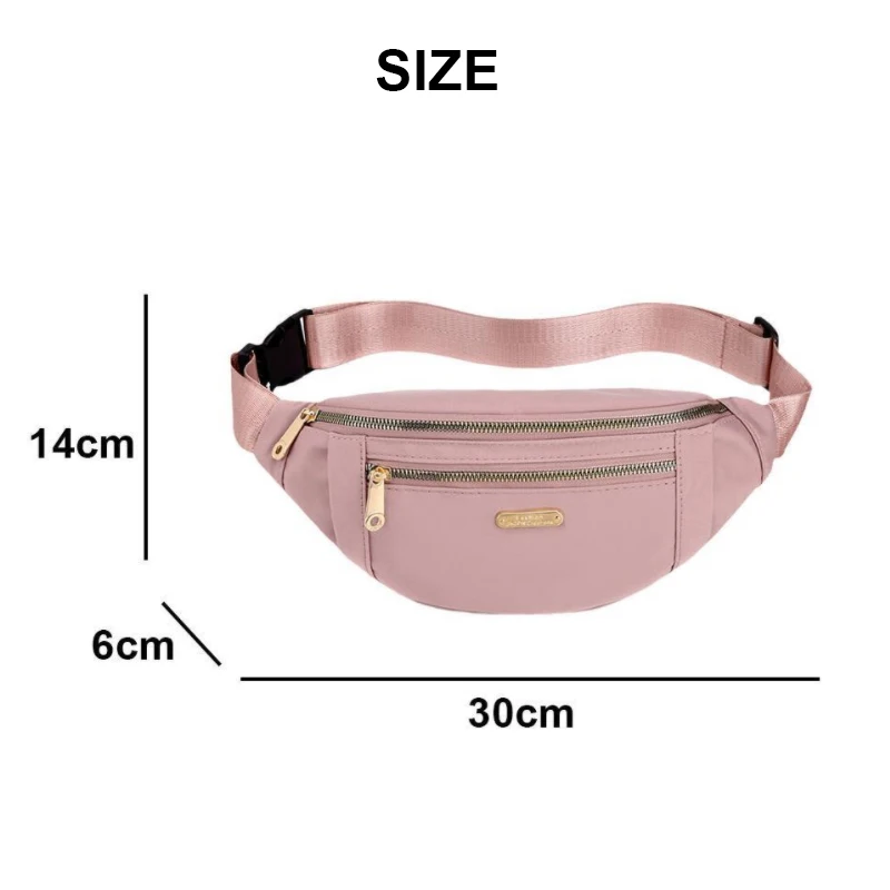 Freizeit Taille Bum Tasche Frauen Männer Oxford Taille Tasche Gürtel Tasche Zip Fanny Pack Handy Tasche Outdoor Schulter Crossbody Brust taschen